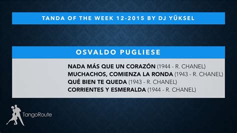 pugliese chanel tanda|Tanda of the week 12.